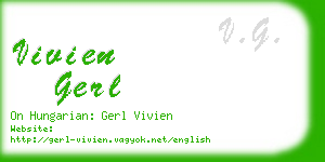 vivien gerl business card